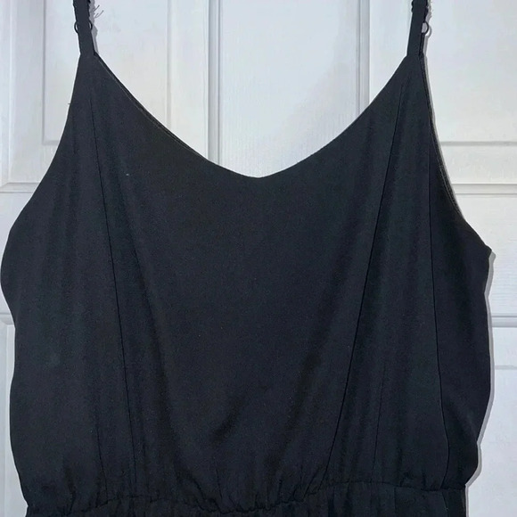 Mittoshop Black Dress Size MEDIUM Embroidered Hem - Picture 5 of 9